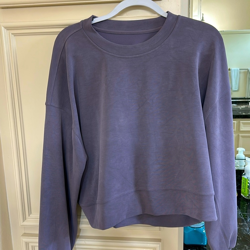 Lululemon Perfectly Oversized crop crew.